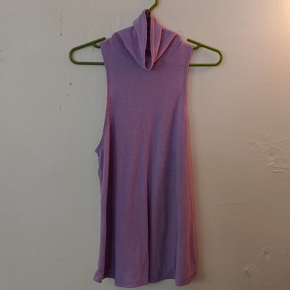Free People Lavender lilac racerback tank top
